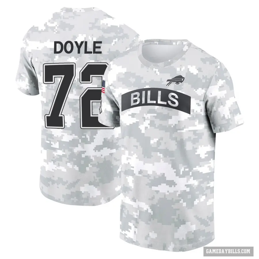 Men's ＃72 Tommy Doyle Buffalo Bills Camo Arctic 2024 Salute to Service Performance T-Shirt